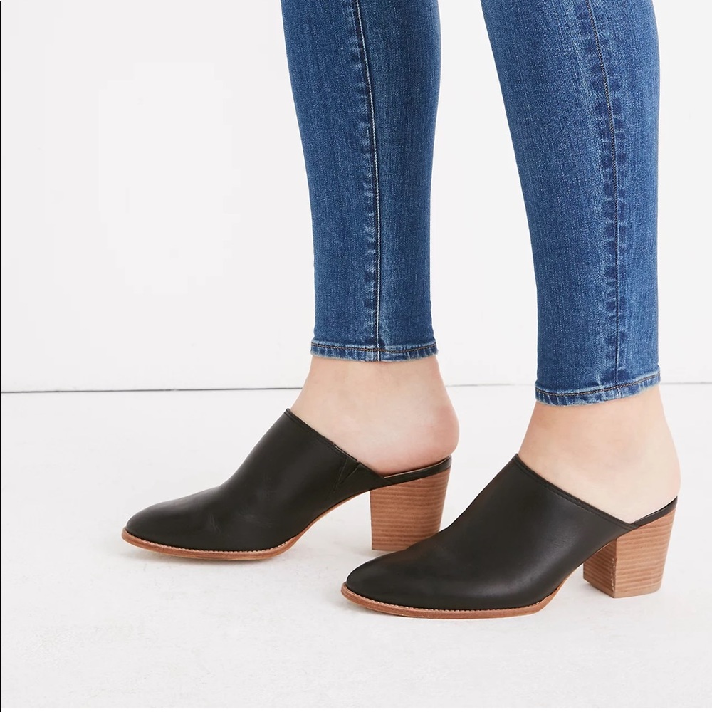 Madewell The Harper Mule, Black (7.5)
